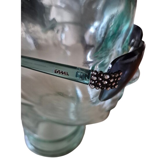 Fossil Ladanna Vintage Sunglasses Rhinestone Rimless Womens Sunglasses MS3977 - Picture 7 of 7